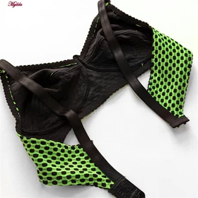 سوتین زنانه حصیری سبز کد 4651