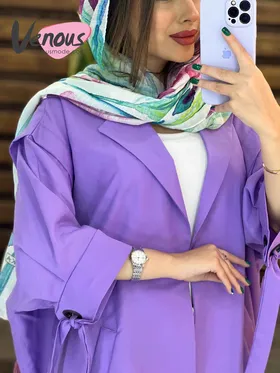 مانتو پانچ آستین حلقه