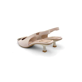 کفش مجلسی زنانه پاشنه‌دار سه سانت مدل sandal valentino - 0086