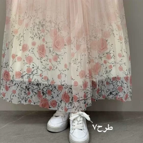 دامن دورو طرح دار (طرح ۷)