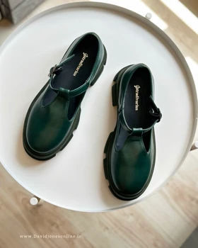 کفش کالج زنانه استرادیواریوس مدلStradivarius-Flat-shoes-FBl60