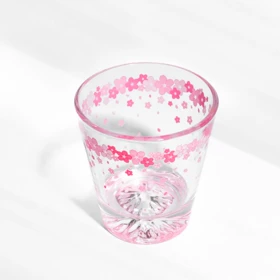 لیوان 6 تایی گل صورتی کف صخره Deli