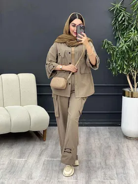 ست مانتو و شلوار فریال
