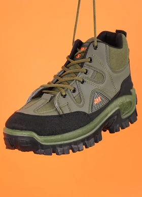 کفش ساق‌دار مردانه سبز مدل JAX