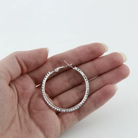 گوشواره زنانه مدل حلقه‌ای تنسی