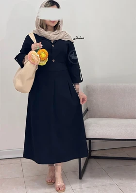 پیراهن مانتویی ملیناز