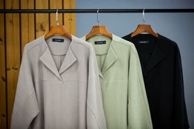 مانتو شلوار لونا یقه برگردان