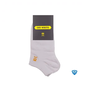 جوراب مچی زیرقوزکی اسپرت مردانه تاپیک برند OFF-WHITE