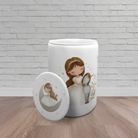 سبد اسباب بازی اتاق کودک برند مینوریا طرح دخترانه کد p-488