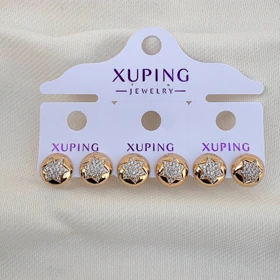 گوشواره ستاره نگینی ژوپینگ میخی