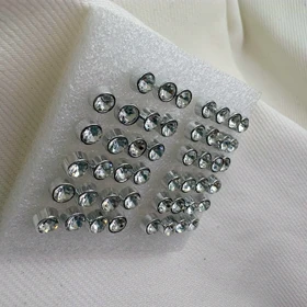 گوشواره میخی استیل مدل «تک‌نگین طبی» (فروش تکی/عدد) | مخصوص پیرسینگ