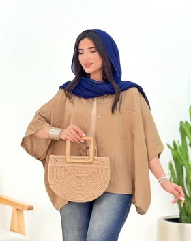 شومیز پانچ شایلی(38)کد:5363