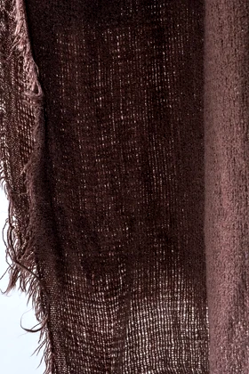 شال بوکله ساده نازک زنانه