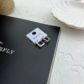 گوشواره زنانه طرح جواهری شیک و مدرن ژوپینگ