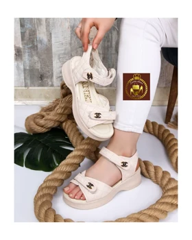 صندل لژدار اسپرت چسبی زنانه دخترانه