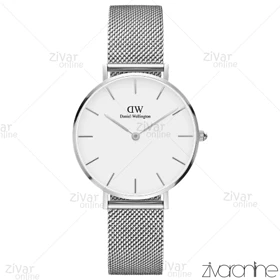 ست ساعت دنیل ولینگتون حصیری سیلور صفحه سفید 103651