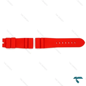 بند رابر ساعت پنرای submersible قرمز Panerai-Strap-8174-G