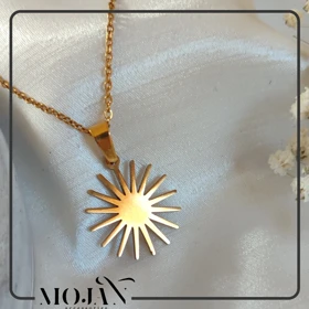 پلاک استیل طرح خورشید کد 006