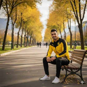 ست سویشرت شلوار دورتموند مردانه مدل BVB09