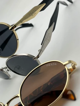 عینک پرادا کد 90812 Prada (مشکی نقره ای)