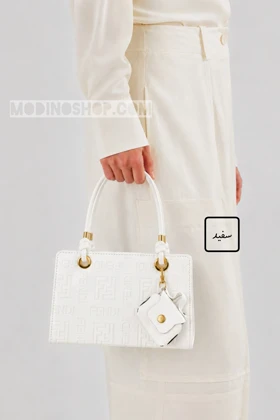 کیف دسته گره طرح فندی همراه کیف آویز کد 2205