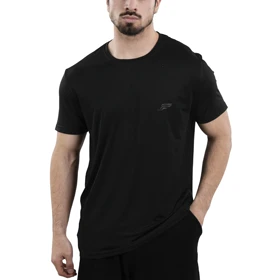 تیشرت ورزشی مردانه پولانو مدل CN-PY-39005 مشکی