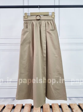 دامن جیب پاکتی جلو چاک‌دار