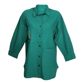 مانتو کتان زنانه طرح کاکتوس