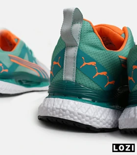 کفش کتانی ورزشی سفید سبز نارنجی مردانه و زنانه PUMA