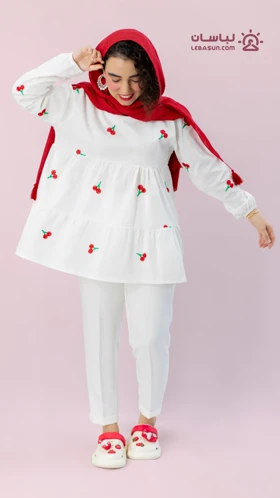 مانتو عروسکی گیلاسی