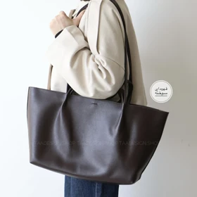 کیف زنانه بزرگ مدل سونل (قهوه ای سوخته)