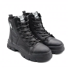 کفش نیم بوت کاپشنی زنانه مدل sneaker - 0110