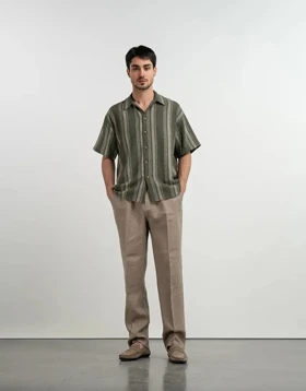 آستین کوتاه راه راه