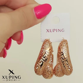 گوشواره ورساچه طرح‌طلا ژوپینگ