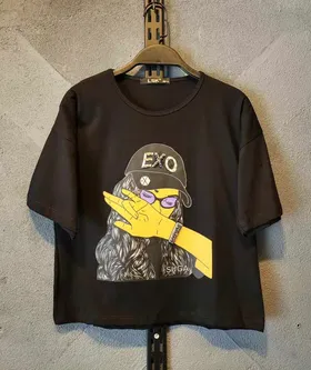 کراپ دخترانه EXO