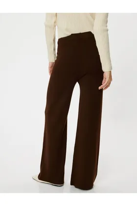 شلوار کشباف Flare Leg کمر استاندارد 5WAK40006HT