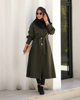 مانتو بلند دو یقه