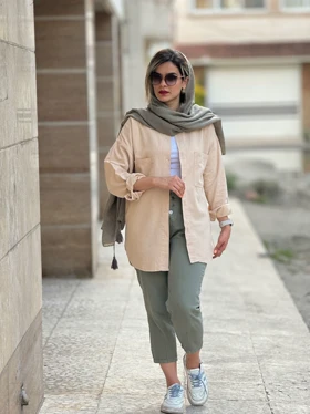 مانتو کتان آنسه