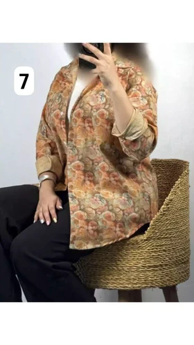 شومیز ابروبادی پاییزی زنانه 43768