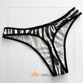 ست تاپ و شورتک ساتن ابریشم گورخری برند تی بی ان