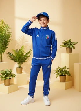 سویشرت شلوار ورزشی پسرانه طرح ایتالیا