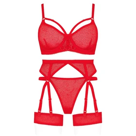 ست زنبوری فنردار قرمز الیزا کد 8025