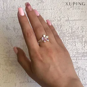 انگشتر شکوفه جواهری ژوپینگ