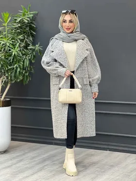 پالتو بوکله یقه انگلیسی