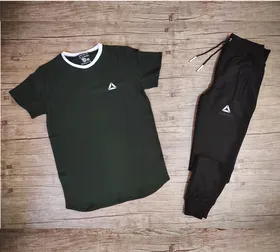 ست تیشرت آستین کوتاه و شلوار REEBOK رنگ سبز