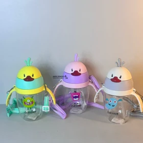 لیوان آبمیوه خوری دسته دار طرح پنگوئن