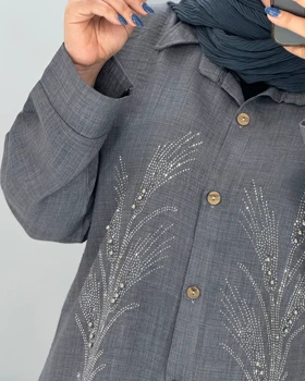 شومیز مانتویی درتا