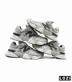 کفش کتانی مردانه طوسی روشن NEW BALANCE 9060