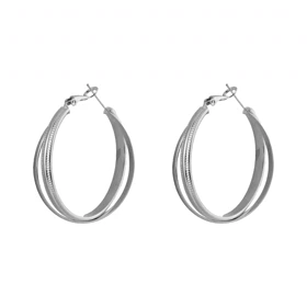 گوشواره زنانه حلقه‌ای دولاین فانتزی