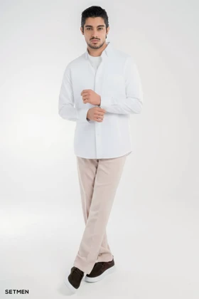 پیراهن مردانه جیب‌دار کج راه